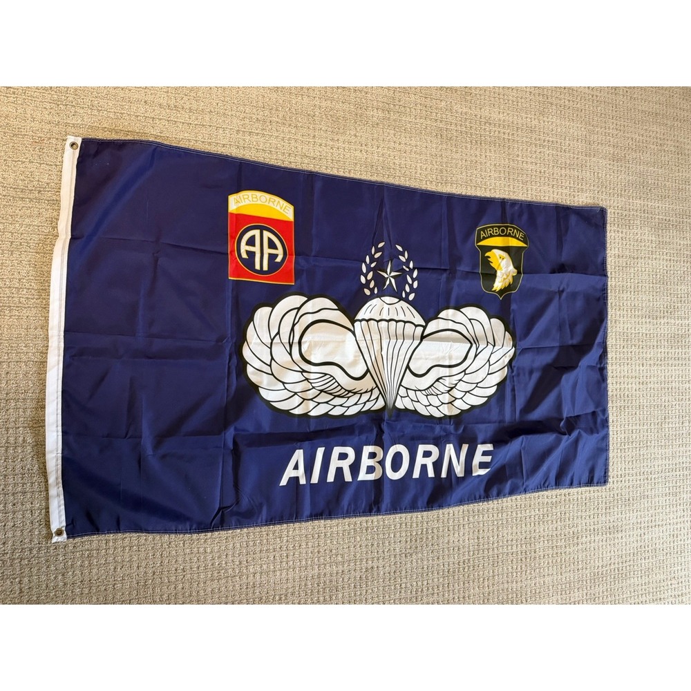 3'x'5' Nylon U.S. Airborne Ranger Division Flag NEW